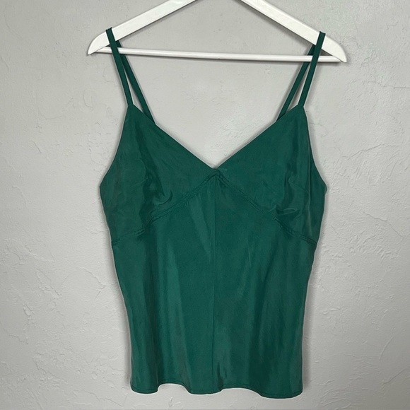 NWT Alex Mill Sleeveless Green Mia Top Medium - Picture 2 of 10